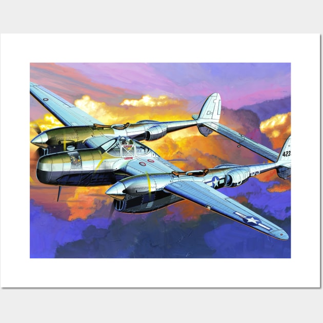 P38 Pathfinder Wall Art by Aircraft.Lover